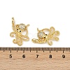 Brass Micro Pave Cubic Zirconia Pendants KK-C093-12G-3