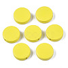 Painted Natural Poplar Wood Beads WOOD-S045-063B-08-1