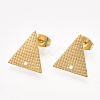 304 Stainless Steel Stud Earring Findings STAS-S079-69A-2