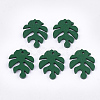 Painted Poplar Wood Pendants X-WOOD-T021-11F-1