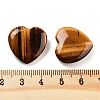 Heart Natural Tiger Eye Worry Stone G-C134-06A-13-3