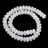 Dyed Natural White Jade Beads Strands G-G107-A35-01-2