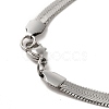 Non-Tarnish Unisex 304 Stainless Steel Herringbone Chains Necklaces NJEW-L173-011-P-3