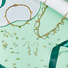 120Pcs 10 Colors Faceted Glass Charms PALLOY-FH00134-5