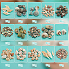 PandaHall Elite 300G 15 Styles Natural Mixed Shell Beads SSHEL-PH0001-24-4