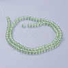 Glass Beads Strands EGLA-J042-4mm-01-2