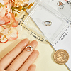 2Pcs 925 Sterling Silver Spring Gate Rings STER-BBC0006-74A-3