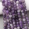 Natural Chevron Amethyst Beads Strands G-P428-04A-6mm-4