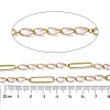 304 Stainless Steel Enamel Figaro Chains CHS-U003-02G-07-2