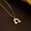 304 Stainless Steel Pendant Necklace GF6823-2-2