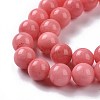 Natural Malaysia Jade Beads Strands G-A146-8mm-B08-6