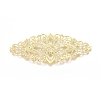 Brass Filigree Joiners KK-G368-01C-1
