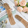 SUPERFINDINGS 2Pcs Fashionable Alloy Tassel Epaulettes FIND-FH0005-41KCG-5