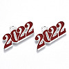 Alloy Enamel Pendants PALLOY-N160-001-03S-RS-1