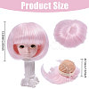 1Pc Silky Thread Wig Caps AJEW-CA0005-14A-2