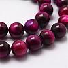 Natural Tiger Eye Bead Strands G-D840-54-6mm-04-3