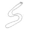 Tarnish Resistant Stainless Steel Chain Necklaces NJEW-M146-04-2