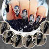 64Pcs 16 Styles Halloween Themed Alloy Cabochons DIY-GA0007-20-6