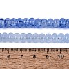 Imitation Jade Crackle Glass Beads Strands GLAA-Q108-05A-A02-4