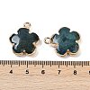 Natural Indian Agate Pendants G-P566-01G-12-3