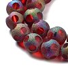 Electroplate Glass Beads Strands EGLA-P057-02A-01-3