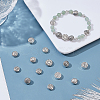 60Pcs 6 Styles Tibetan Style Alloy Beads FIND-ME0001-53-4
