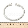 304 Stainless Steel Torque Bangles BJEW-G584-05-8