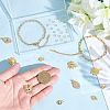 DIY Heart Themed Charm Bracelet Making Kits DIY-BBC0002-78-3