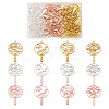 Beadthoven 24Pcs 12 Styles Zinc Alloy Links FIND-BT0001-02-8