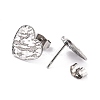 Non-Tarnish 304 Stainless Steel Stud Earring Findings STAS-I183-05B-P-3