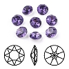 Pointed Back & Back Plated K9 Glass Rhinestone Cabochons RGLA-J012-10mm-277-1