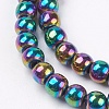 Non-Magnetic Synthetic Hematite Beads Strands X-G-S096-6mm-5-3