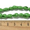 Spray Painted Natural Spiral Shell Beads Strands X1-BSHE-G039-08A-3