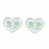 Transparent Resin Pendants RESI-N030-001A-2
