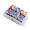 Independence Day Silicone Beads SIL-E013-01C-2