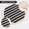 8-Slot Wood Finger Ring Display Plate RDIS-WH0011-18A-5