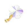 AB Color Plated Glass Pendants PALLOY-JF04596-01-5