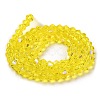 Transparent Electroplate Glass Beads Strands GLAA-F029-2mm-D21-2