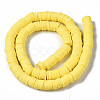 Handmade Polymer Clay Beads Strands CLAY-R089-8mm-126-3