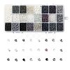 600G 24 Colors Glass Seed Beads SEED-JP0008-01-3mm-1
