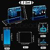 2 Sets Acrylic Earring Display Hanger Rack EDIS-PH0001-42B-3