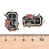 Halloween Theme Rack Plating Alloy Enamel Pendants X1-ENAM-N056-393A-KCG-3