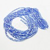Electroplate Glass Beads Strands EGLA-D018-3x3mm-61-2
