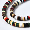 Handmade Polymer Clay Beads Strands CLAY-R089-4mm-156-2