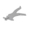 Non-Tarnish 304 Stainless Steel Pendants STAS-B062-01B-P-2