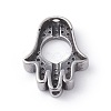 316 Surgical Stainless Steel Bead Frames Hand Polished STAS-G186-37AS-2
