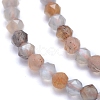 Natural Multi-Moonstone Beads Strands G-I279-E13-02-3