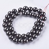 Magnetic Synthetic Hematite Beads Strands X-G-Q893-10mm-2