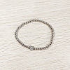 304 Stainless Steel Beads Stretch Bracelets for Women FS-WGC4F34-26-1