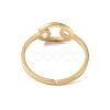 Real 18K Gold Plated 304 Stainless Steel Adjustable Finger Ring RJEW-L115-01G-07-3